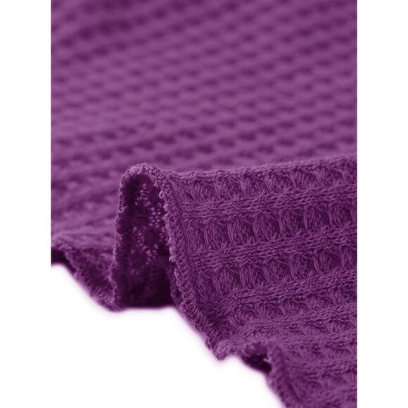 Lounge Pajamas Cami Tops with Shorts Sleepwear Knit Camisole Sets Purple - Picture 5 of 5